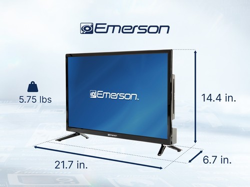 Emerson ETD-2450 24-inch Class HD LED Television with DVD Player, Black - Picture 8 of 12