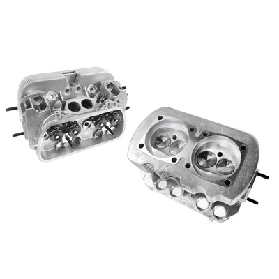 PAIR VW 1600 DUAL PORT HIGH PERFORMANCE DUAL SPRINGS CYLINDER HEADS, 94 BORE