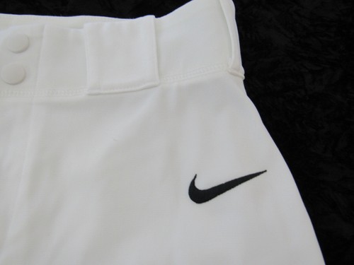 Nike Grip Waistband White Women's XL Utility Relaxed Softball Logo Pants - Picture 3 of 9