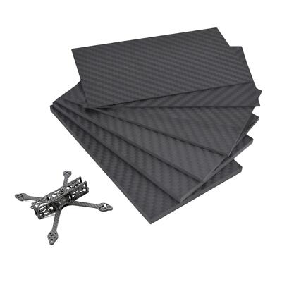 125mm X 75mm Carbon Fiber Panel Sheet 0.5mm/1mm/2mm/3mm for FPV Frames ...