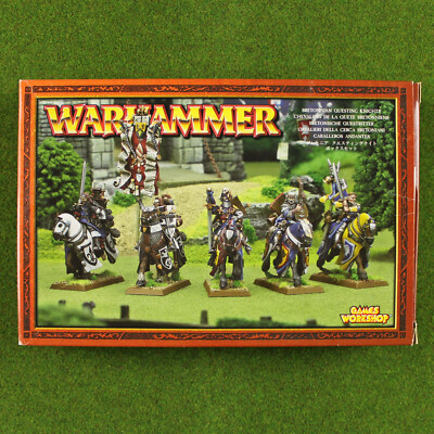 Warhammer Bretonnian Grail Questing Knight w/ Bag and Shield | Metal