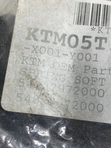 KTM Zusatzfeder weich, rot NOS 54837072000 (S-1774) - Bild 7 von 18