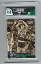 2009-10 Upper Deck Larry Bird Immortals HOF # 242 Graded Card HGA 9.5 gem mint