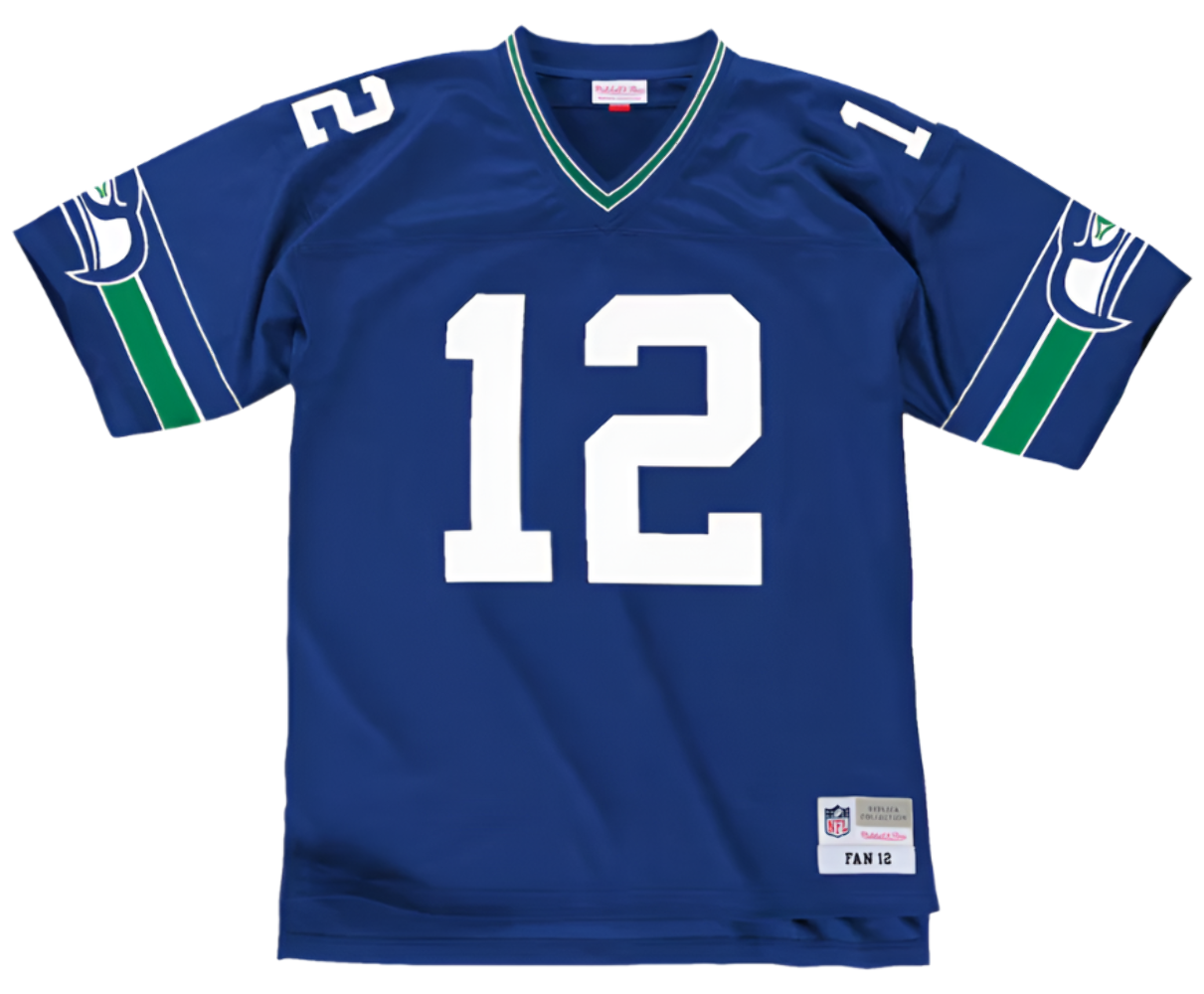 Mitchell & Ness 12 Fan Royal Seattle Seahawks Legacy Player Jersey
