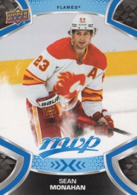 2021-22 Upper Deck MVP Blue FS #123 Sean Monahan Flames