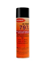 Polymat 797 Hi-Temp Industrial Spray Adhesive BONDS FLEXIBLE FOAM TO POLYOLEFINS