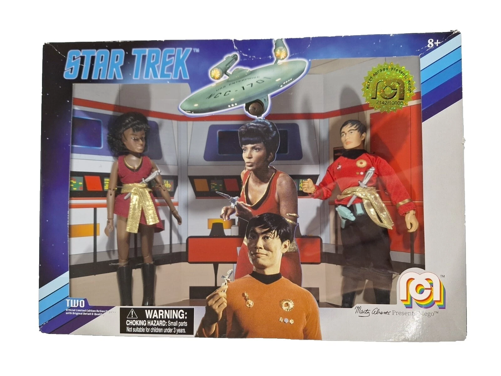 Figuras de acción Mego Spock y accesorios