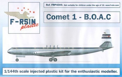 F-rsin Plastic P4009 1:144 de Havilland Comet 1 Decals BOAC