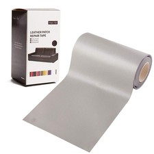 Leather Repair Patch Kit Light Gray 4 x 60 inch 4 60 inch, Grey