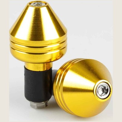 Lenkerenden Lenkergewichte in Gold (Set) von Koso   Passend für Motorräder wie Y