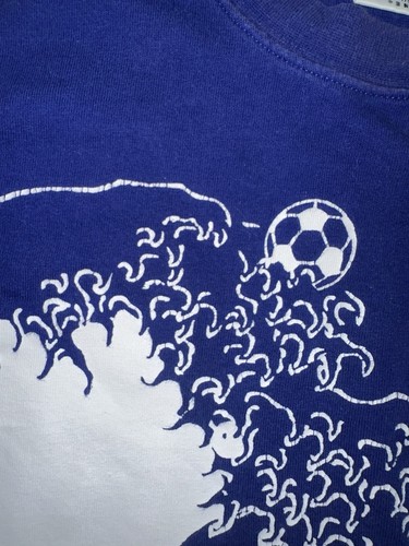 T-shirt Adidas Japan Soccer Hokusai rara promo KIRIN edizione limitata Blue Wave - Foto 3 di 7