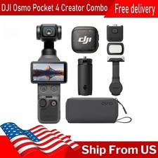 Genuine Osmo Pocket 4 Creator Combo 4K Vlog Camera USA STOCK