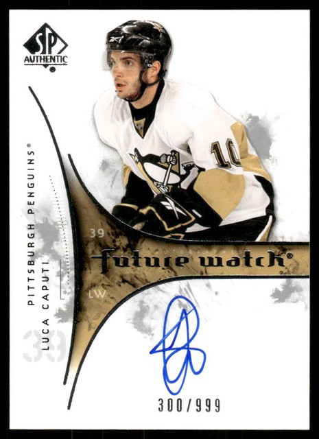 2009-10 SP Authentic #256 Luca Caputi RC Auto /999 - HKY