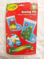 Crayola sewing kit makes ,  plus foil art kit ,plus garland