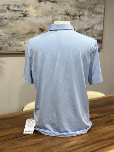 Lululemon Neu mit Etikett Herren XL Evolution Poloshirt Kurzarm Swt feuchtigkeitsableitend Golf Stretch - Bild 2 von 9