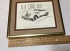 GE GEIVETT Pencil Print 1991 Of 1934 Duesenberg Boattail 1937 CORD 812  Phaeton — photo 5