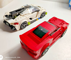 LEGO- CHEVY CAMARO SPEED CHAMPIONS #75874,KOENIGSEGG JESKO #76900 SPEED CHAMP(WT