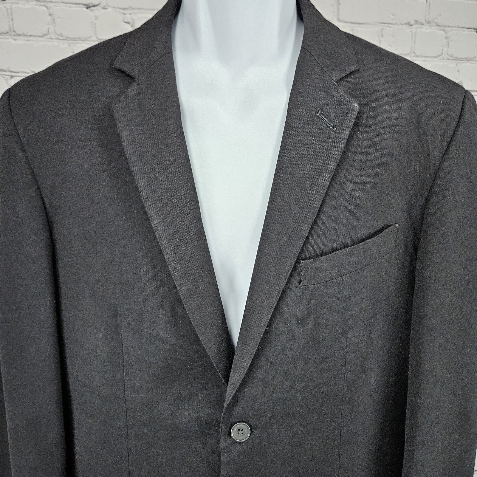 Structure Black 2 Button Double Vented Notch Blaz… - image 7