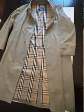 Men  s Burberry 's Vintage Trench Coat Trench W/ Liner Nova Check Beige