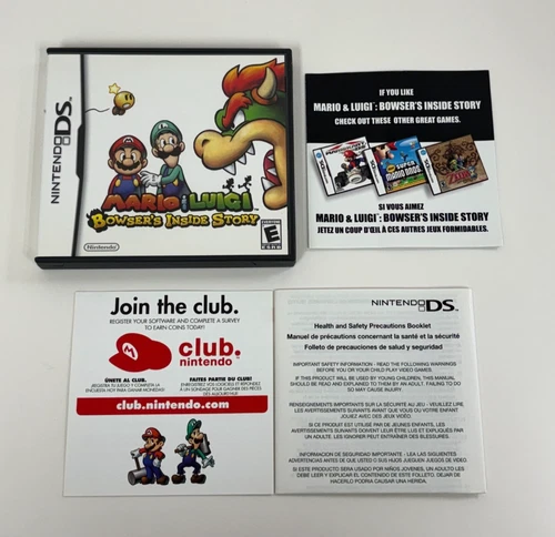 MARIO & LUIGI: BOWSERS INSIDE STORY NINTENDO DS VIDEO GAME CASE NO GAME