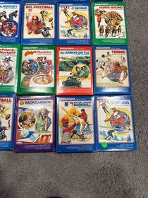Lot of 20 Vintage Intellivision Games CIB Including Pitfall and Space Armada