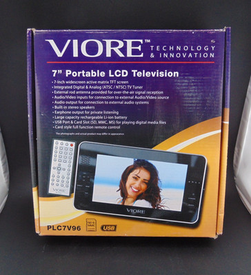 Viore PLC7V95 7'' Portable LCD Television - OPEN BOX