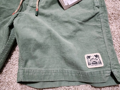 Howler Bros Pressure Drop Cord Corduroy Shorts Linchen Green Size 36 Men's NWT - Picture 3 of 5