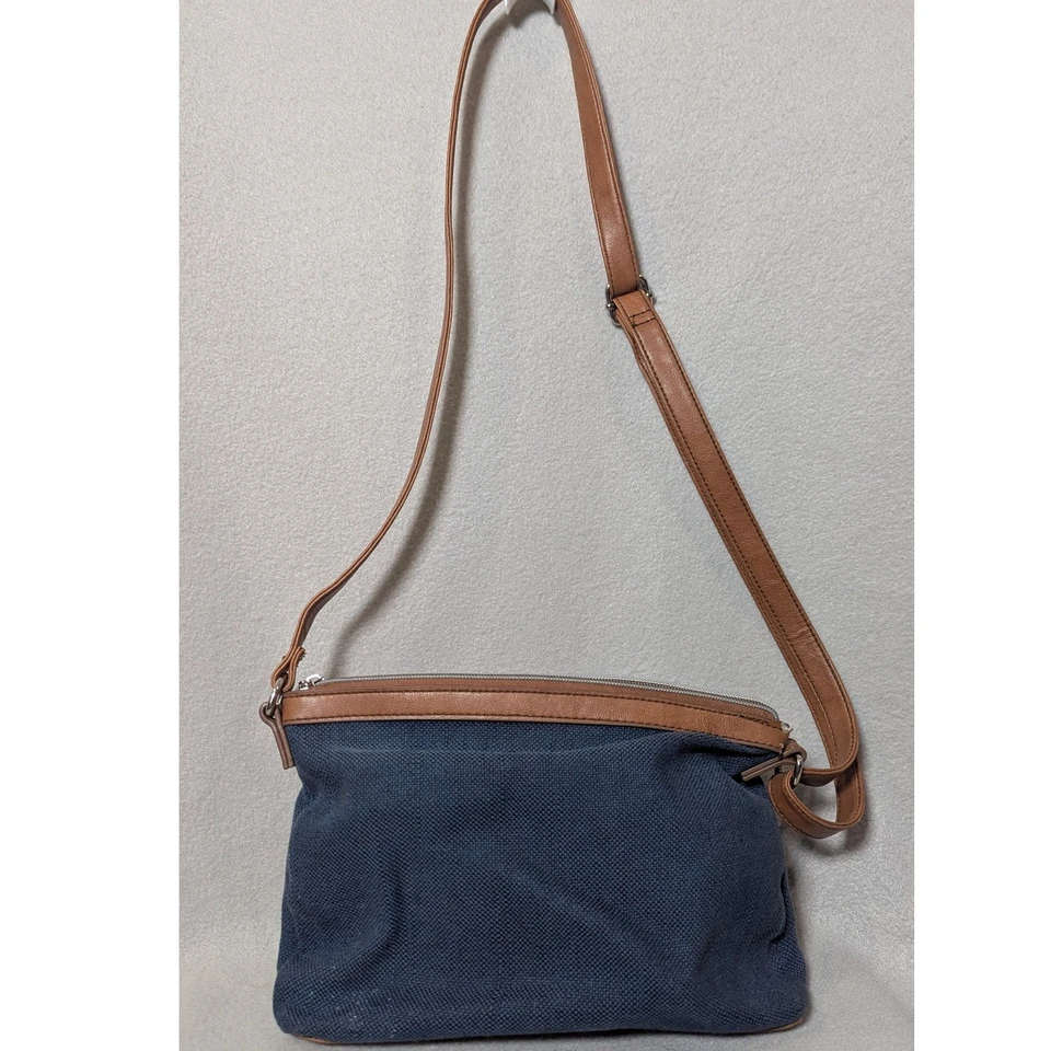 Реликвия многоцветный полоски джинсовой ткани сумка через плечо сумочка - Изображение 2 из 4