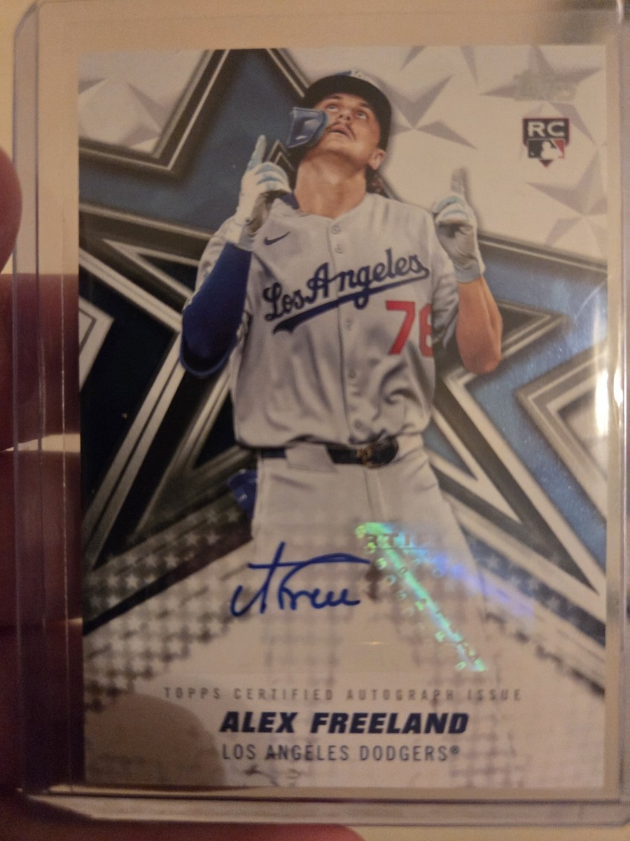 2026 Topps Alex Freeland Certified Autograph Issue Card # BSA-AFR