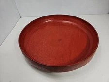 1930s Vintage Primitive Handmade Wooden Salad Platter Old Decorative