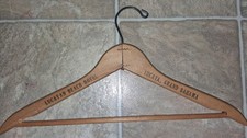 Vtg Lucayan Beach Hotel LUCAYA Grand BAHAMA Wooden Hanger