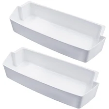 2 Pack 2187172 Door Shelf Bin Replacement for Frigidaire Whirlpool Kenmore Am...