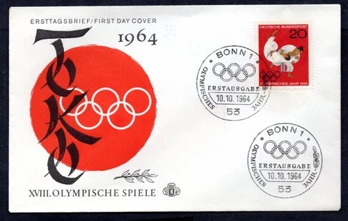 Germany - 1964 Tokyo Olympics First Day Cover