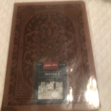 Master’s Touch Embossed 240 Page Sketch Book Leatherette New In Wrapper