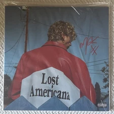 MGK Lost Americana Vinyl SIGNED ON COVER Soda Pop Bottle Clear Vinyl  SHIPS NOW