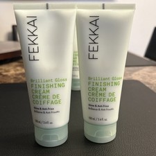 2X Fekkai Brilliant Gloss Finishing Cream Anti-Frizz Shine 100mL Factory Sealed