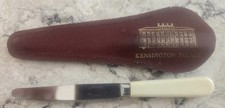 Couteau 5” Kensington Palace England Souvenir en acier inoxydable en cuir Scabba
