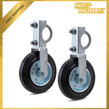 Gate Support Wheels 6 Inch Heavy Duty Caster for Chain Link Fence Metal Tube