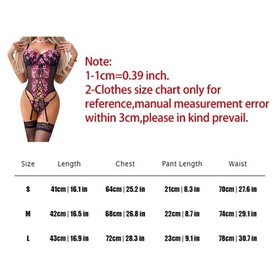Lingerie Three Piece Set with Garter Straps Sexy Corset Bustier for Women