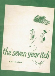 "The Seven Year Itch" 1950's Souvenir Program with Tom Ewell & Louise King
