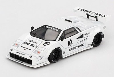 LAMBORGHINI Countach - LB-Works Tokyo Salon - 2024 - white - Mini GT 1:64
