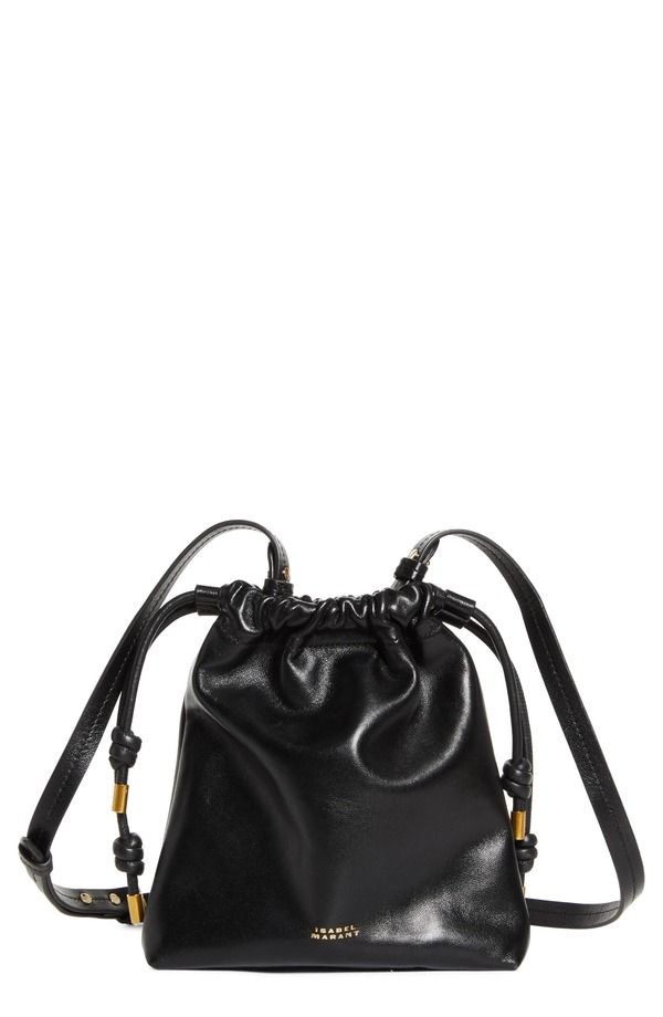 Isabel Marant Ladies Bag Mini Leather Silven Tote Black Women Rare Designer Mode