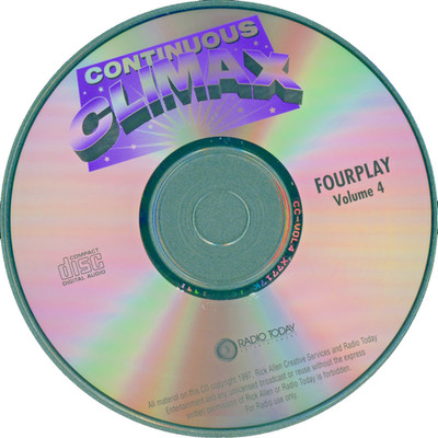 Radio Today Continuous Climax Fourplay Volume 4 Production Library Samples DJs