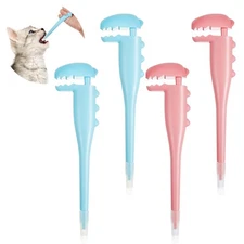 4 Pcs Pet Pill Shooter for Cats Dogs with Soft Tips Cat Pill Popper Dispenser...