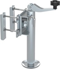 Swivel Bolt-on Trailer Jack, Trailer Jack Stand, 10" Vertical Movement, Silver