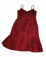 Traumhaftes Abendkleid Kleid Party Rot Weinrot Hagemeyer Gr. 36 38 Neu