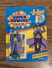 Kenner Super Powers Collection The Joker MOC 12 Back New Sealed Vintage 1984