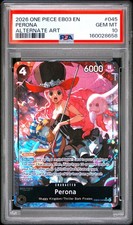 PSA 10 One Piece Eb03 Extra Booster Heroines Edition 045 Perona Alternate Art