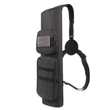 Archery Back Arrows Quiver Bag with Molle System and Pockets for Hunting Shoo...