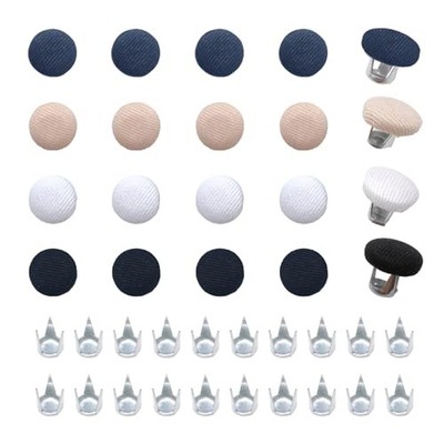 20sets 4 Colors Baseball Cap Top Button Replacement, Replacement Hats Buttons, 